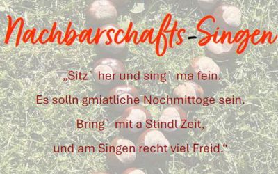 Termine Nachbarschafts-Singen